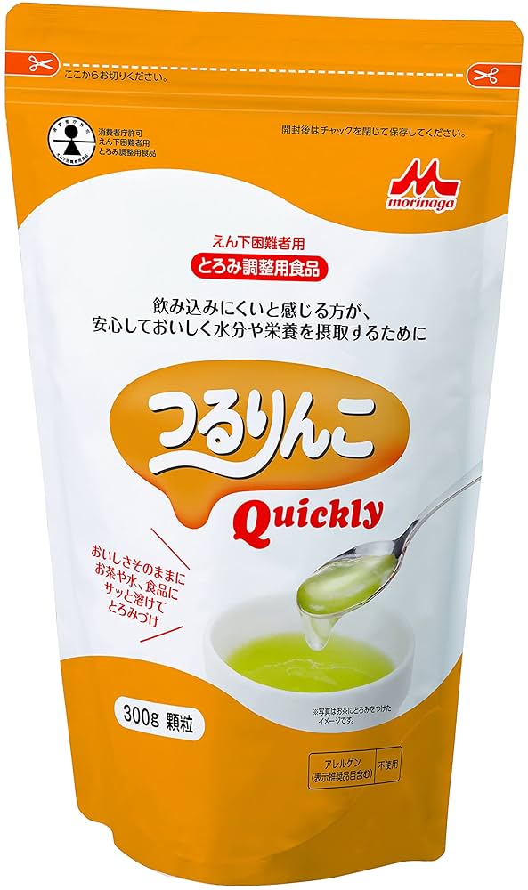 Amazon.co.jp: 森永乳業 つるりんこQuickly 300g [とろみ剤